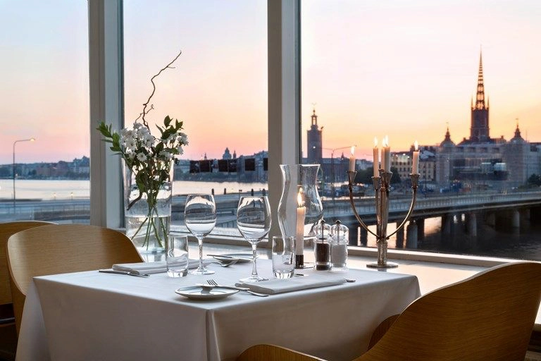Utsikt från restaurang Eken i Stockholm